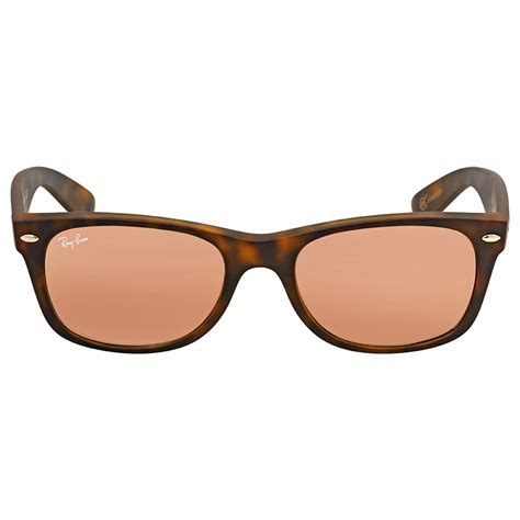 ray-ban 50mm square tech sunglasses copper flash